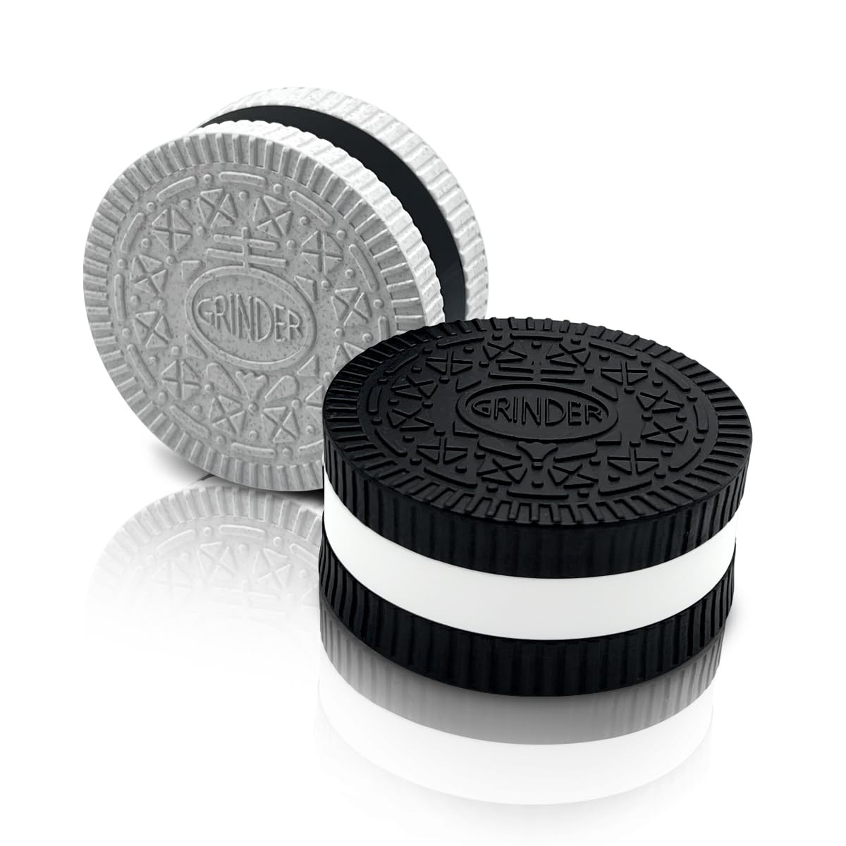 Oreo Cookie Grinder (Black Cookie, White Center)