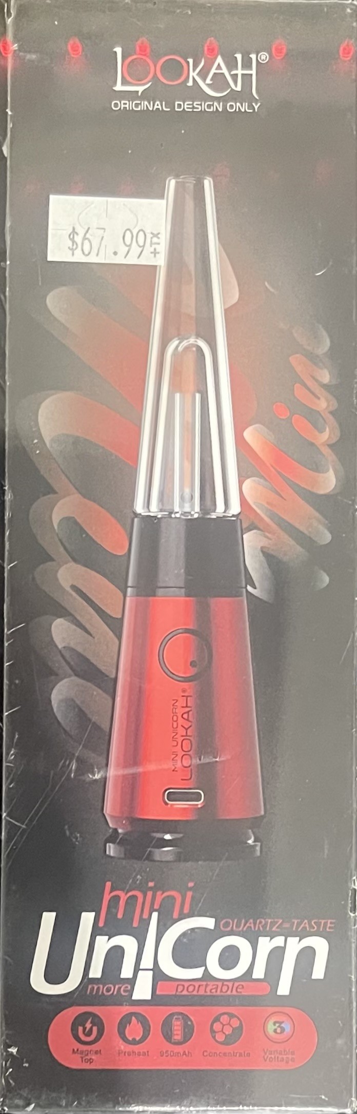 looka mini unicorn red