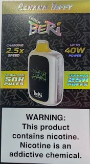 crushed berri bananas taffy