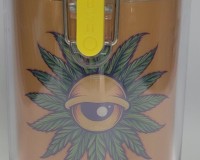 Magnified View LED Light Herb Jar + Grinder (Yellow)